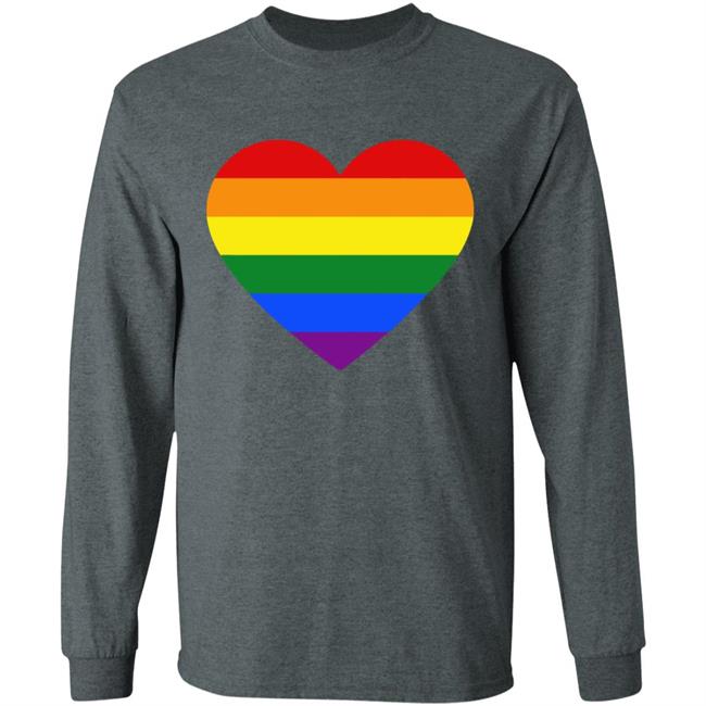 Rainbow Heart Lesbian Pride LGBT Pride G T Shirt Rainbow Heart Lesbian Pride LGBT Pride G T Shirt