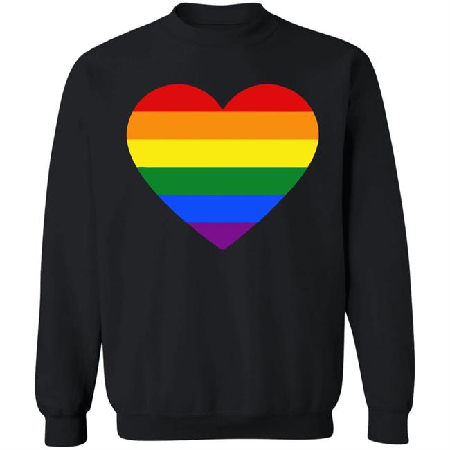 Rainbow Heart Lesbian Pride LGBT Pride G T Shirt Rainbow Heart Lesbian Pride LGBT Pride G T Shirt