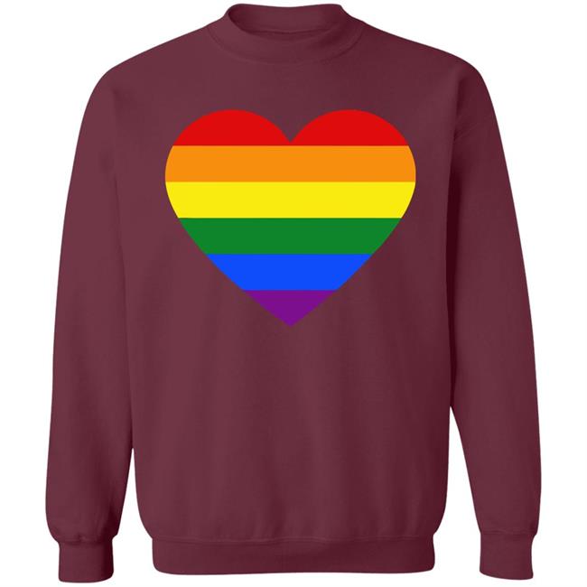 Rainbow Heart Lesbian Pride LGBT Pride G T Shirt Rainbow Heart Lesbian Pride LGBT Pride G T Shirt