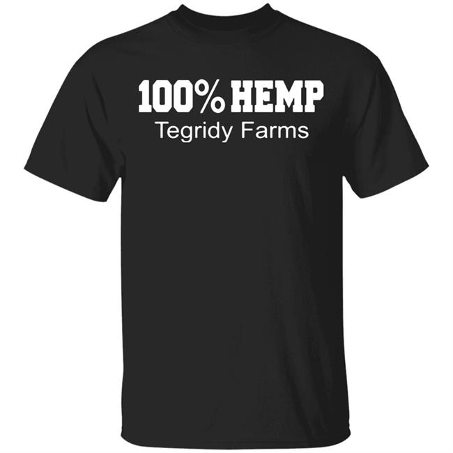 100% Hemp Tegridy Farms Hoodie T Shirt