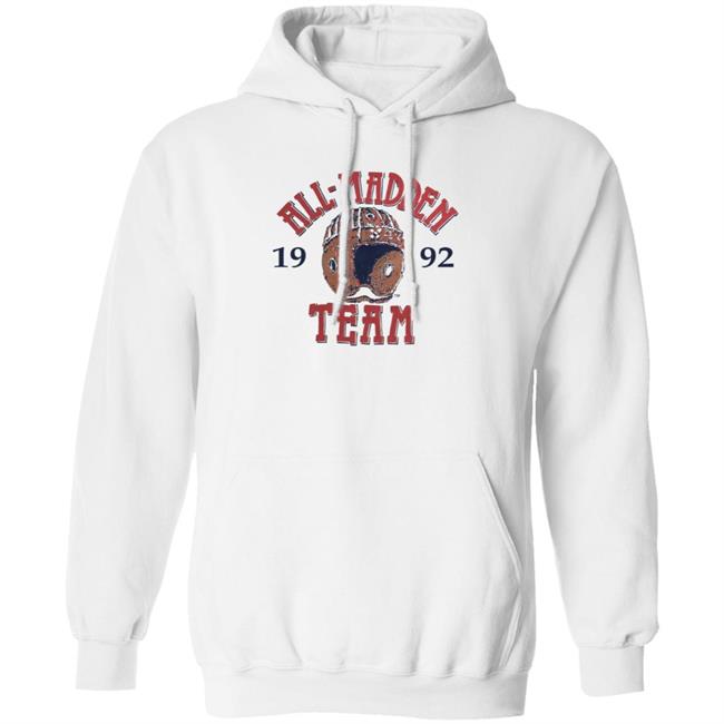 Moose Johnston Wearing 1992 All Madden Team Sweatshirt Moose Johnston Wearing 1992 All Madden Team Sweatshirt