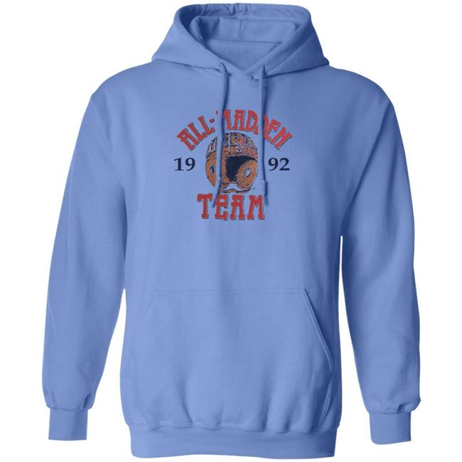 Moose Johnston Wearing 1992 All Madden Team Sweatshirt Moose Johnston Wearing 1992 All Madden Team Sweatshirt