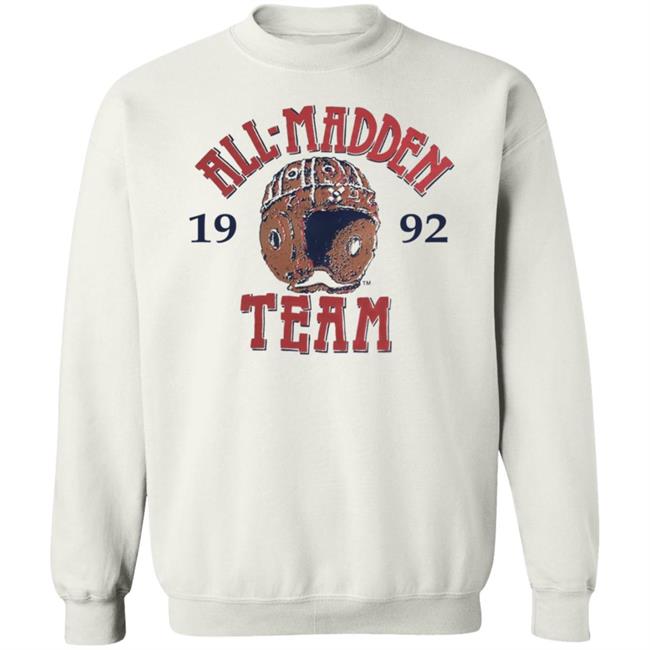 Moose Johnston Wearing 1992 All Madden Team Sweatshirt Moose Johnston Wearing 1992 All Madden Team Sweatshirt