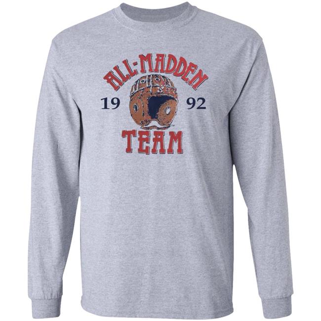 Moose Johnston Wearing 1992 All Madden Team Sweatshirt Moose Johnston Wearing 1992 All Madden Team Sweatshirt