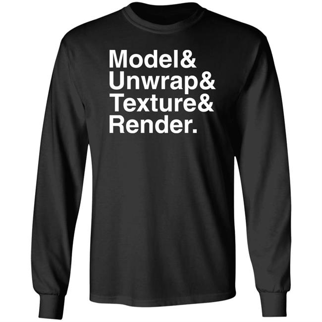 Model Unwrap Texture Render Shirt Hoodie Sweatshirt