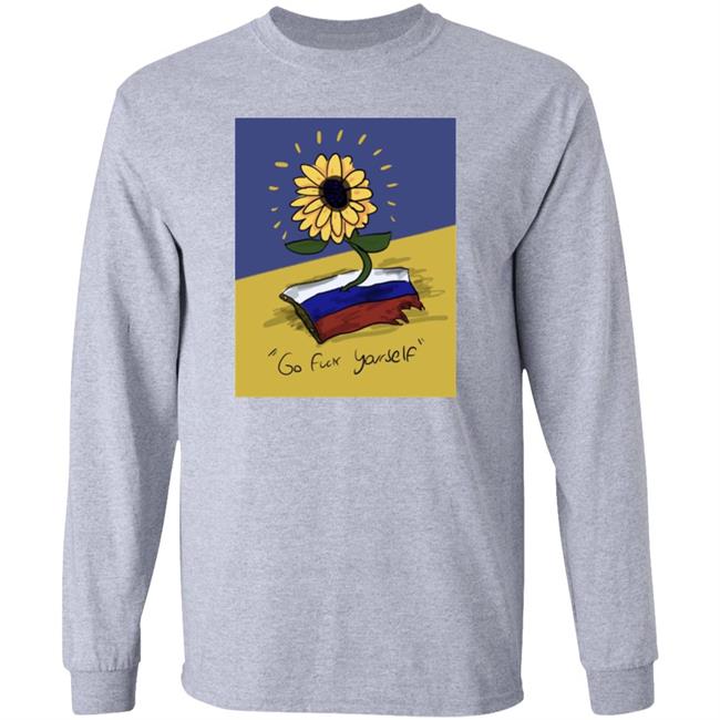 Ukraine Go Fuck Yourself Sunflower Shirt Russia Go Fuck Yourself Sunflower Shirt