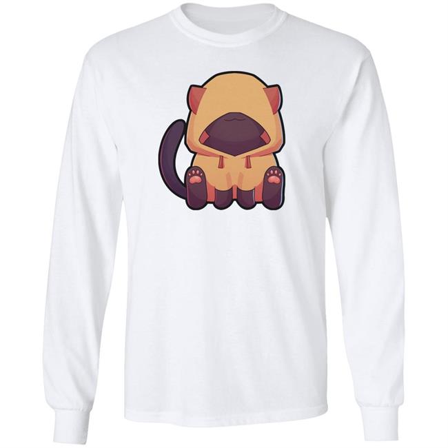 Wolfy The Witch Merch Wolfy Sitting Cat T-Shirt