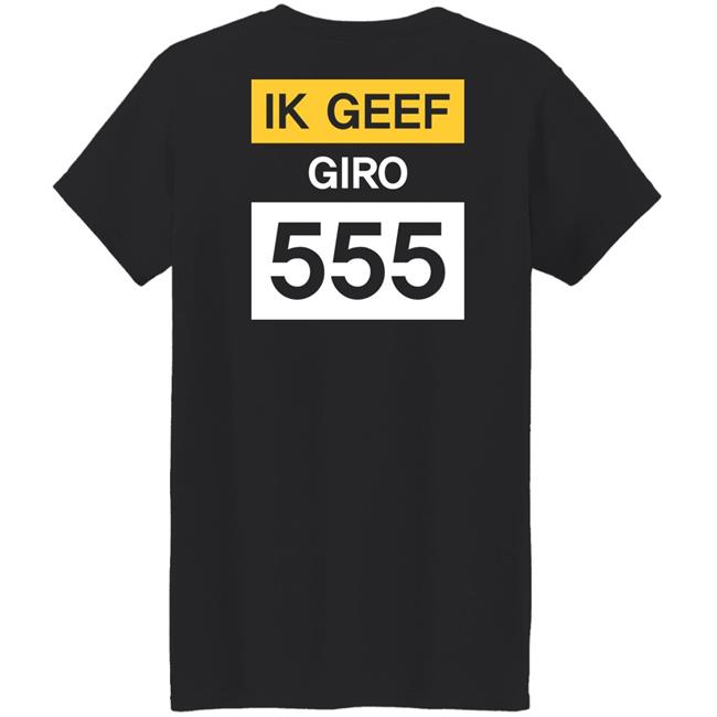 Geef Nu Giro 555 Shirt Jelle BrandtCorstius Geef Nu Giro 555 Shirt Jelle BrandtCorstius
