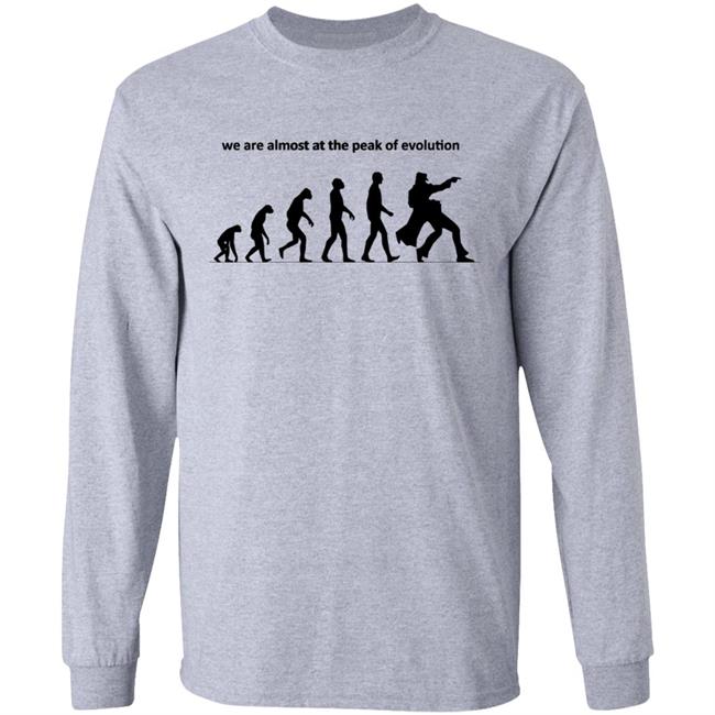 We Are Almost At The Peak Of Evolution Shirt Cursed Jojo