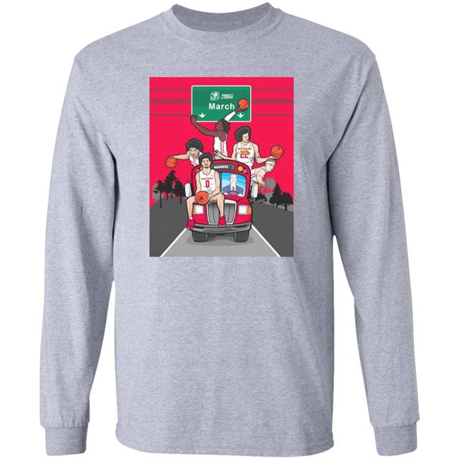 Rutgers Scarlet Knights Men's Basketball The Scarlet Knights Bus Is En Route To Dayton Ohio Shirt Rutgersmbb