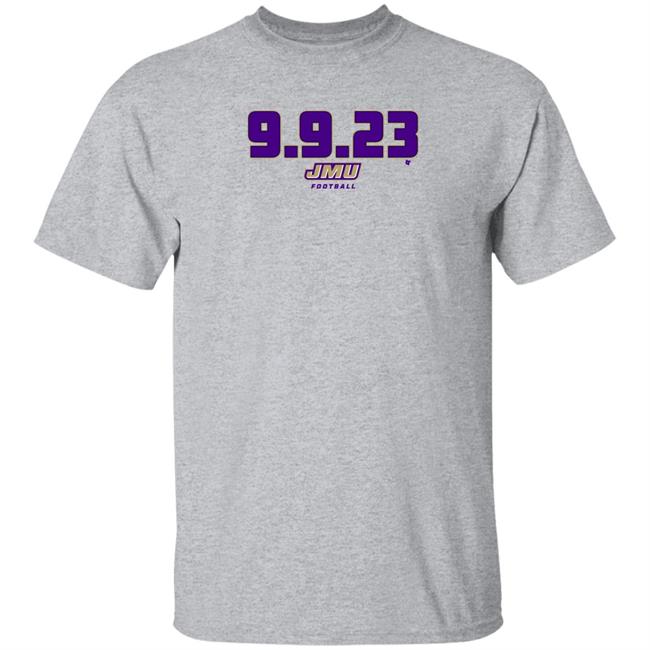 JMU Sports Blog 9.9.23 Jmu Football Shirt BreakingT Jmu Football 9.9.23 Tee Shirt