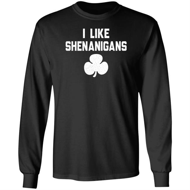 The Golden Ratio I Like Shenanigans Shirt Dog Shamrock