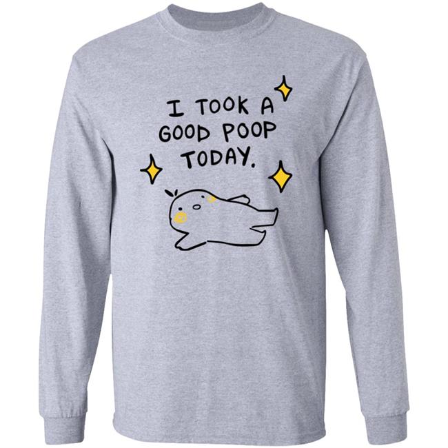 Ohmonah Shop Pokimane I Took A Good Poop Today Shirt Pokimanelol