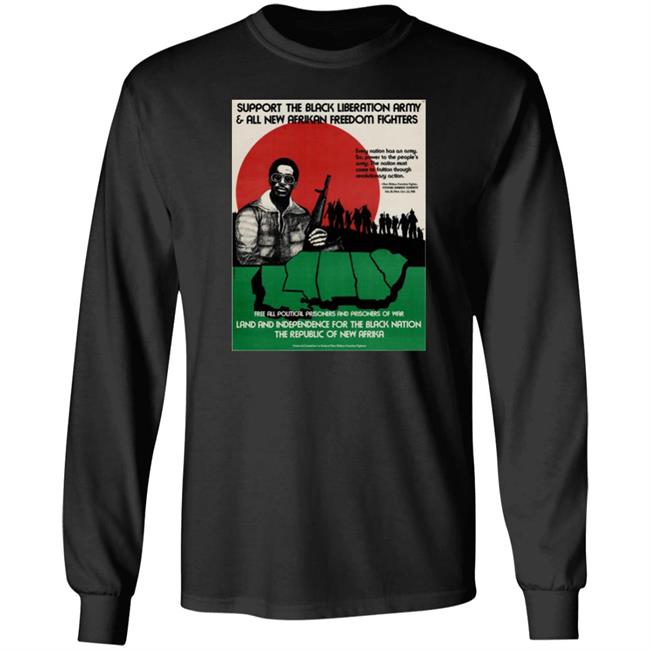 Isa Support The Black Liberation Army And All New Afrikan Freedom Fighters Shirt Endsanctions