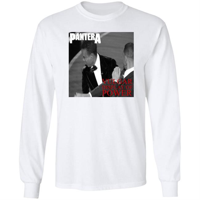 Will Smith Slaps Chris Rock Pantera Vulgar Display Of Power Shirt