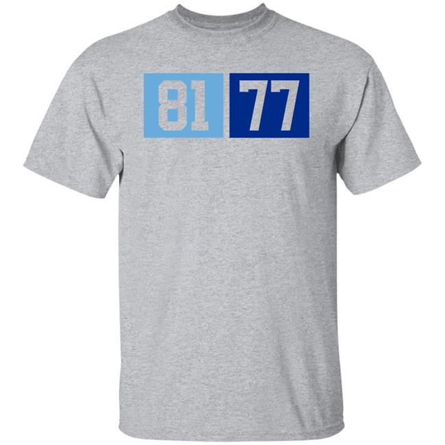 81-77 Tee Barstoolsports Store 81-77 Tee Barstoolsports Store
