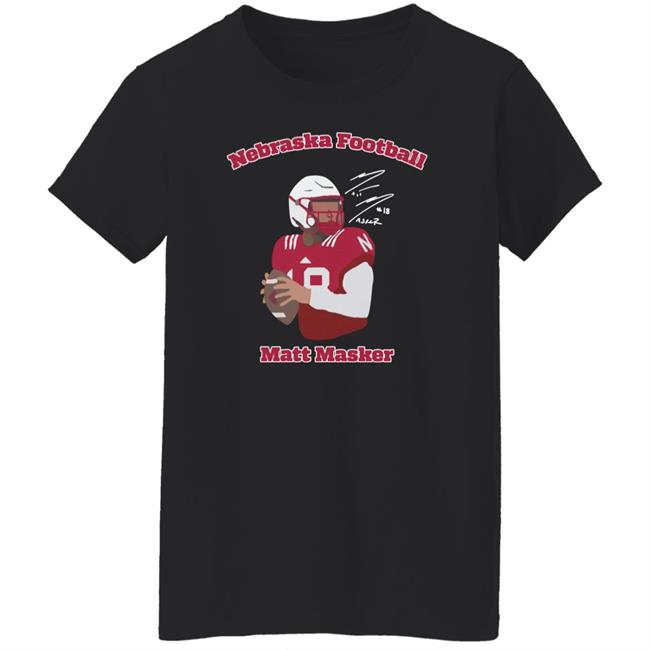 Matt Masker Nebraska Football Shirt Signature Nil Merch Matt Masker Nebraska Football Shirt Signature Nil Merch