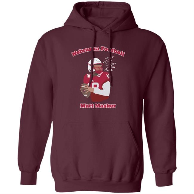 Matt Masker Nebraska Football Shirt Signature Nil Merch Matt Masker Nebraska Football Shirt Signature Nil Merch