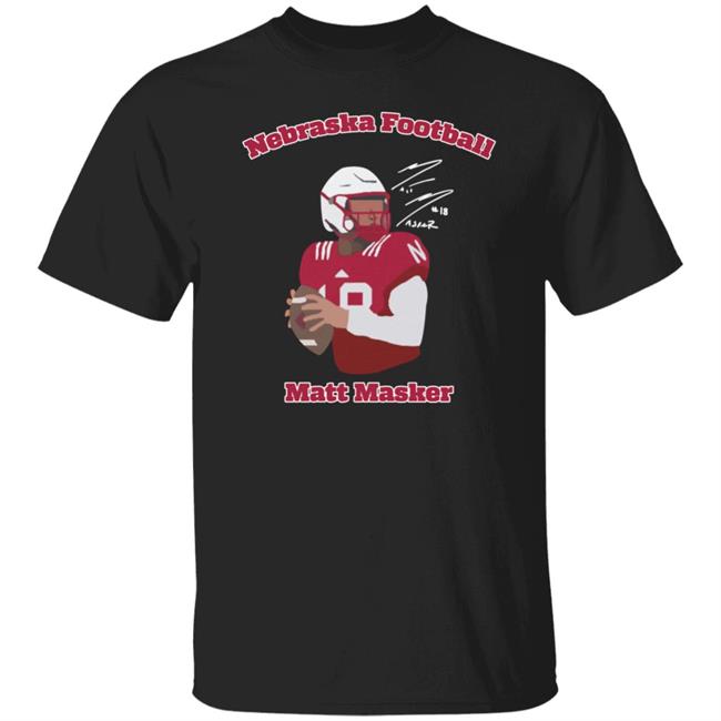 Matt Masker Nebraska Football Shirt Signature Nil Merch Matt Masker Nebraska Football Shirt Signature Nil Merch
