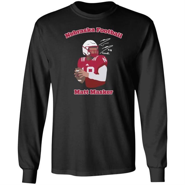 Matt Masker Nebraska Football Shirt Signature Nil Merch