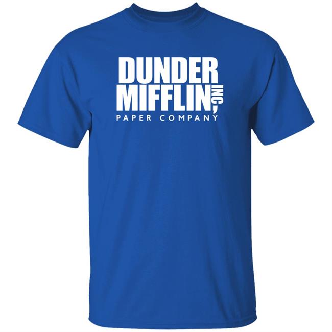 Dunder Mifflin Paper Company Inc From The Office Shirt Rainnwilson Awkward Incognito Rootcanal