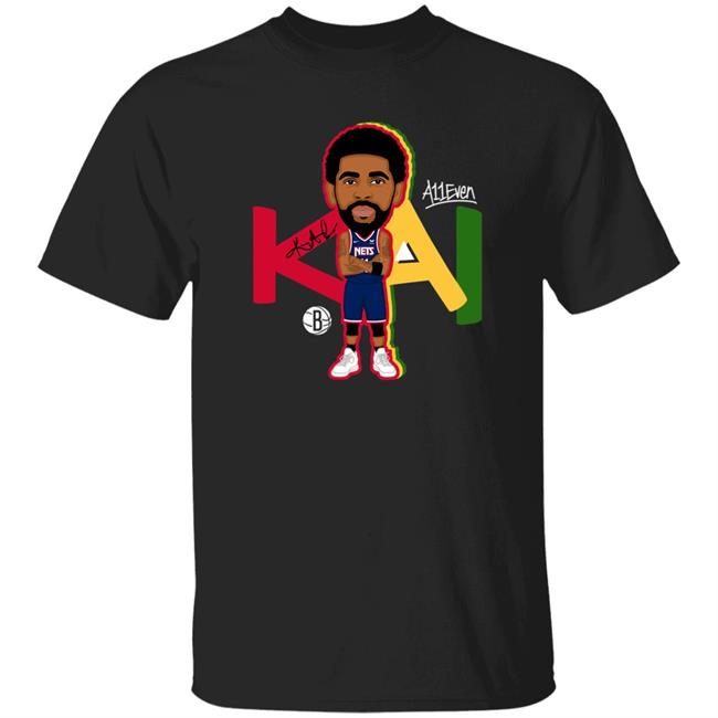 Kyrie Irving A11even Kai Shirt Fan Appreciation Day Brooklyn Nets Jessie Kavana