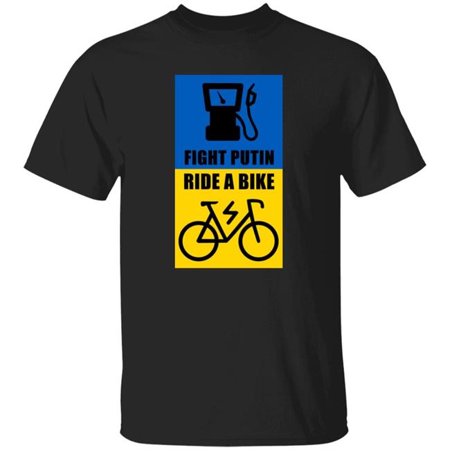 Fight Putin Ride A Bike Shirt Cllr Tim Bearder