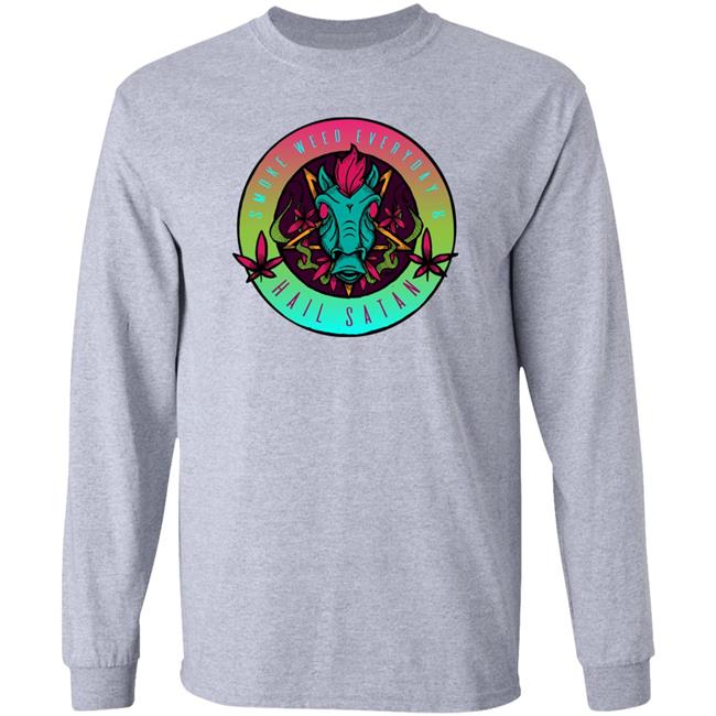 Randy Faust Smoke Weed Everyday And Hail Satan Pig Shirt