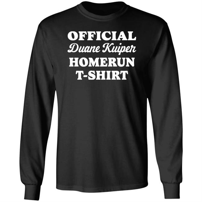 John Skrtic Official Duane Kuiper Homerun T-Shirt 1977 Shirt