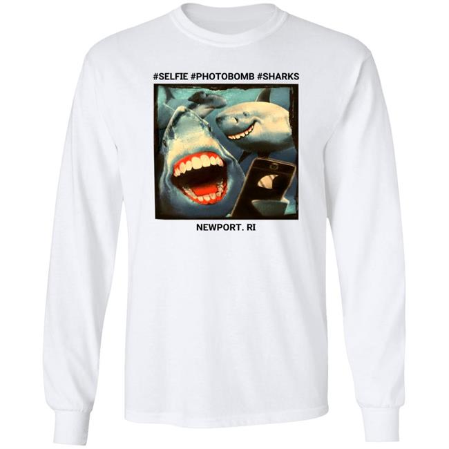 Selfie Photobomb Sharks Newport Shirt Myownnovember Selfie Photobomb Sharks Newport Shirt Myownnovember