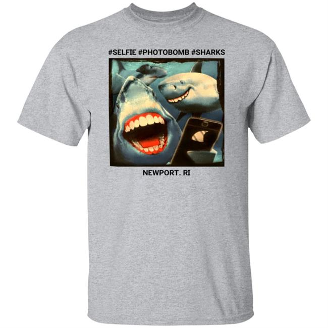 Selfie Photobomb Sharks Newport Shirt Myownnovember Selfie Photobomb Sharks Newport Shirt Myownnovember