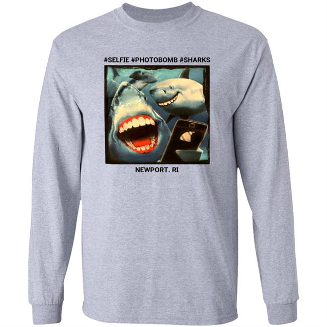 Selfie Photobomb Sharks Newport Shirt Myownnovember Myownnovember Selfie Photobomb Sharks Newport Shirt