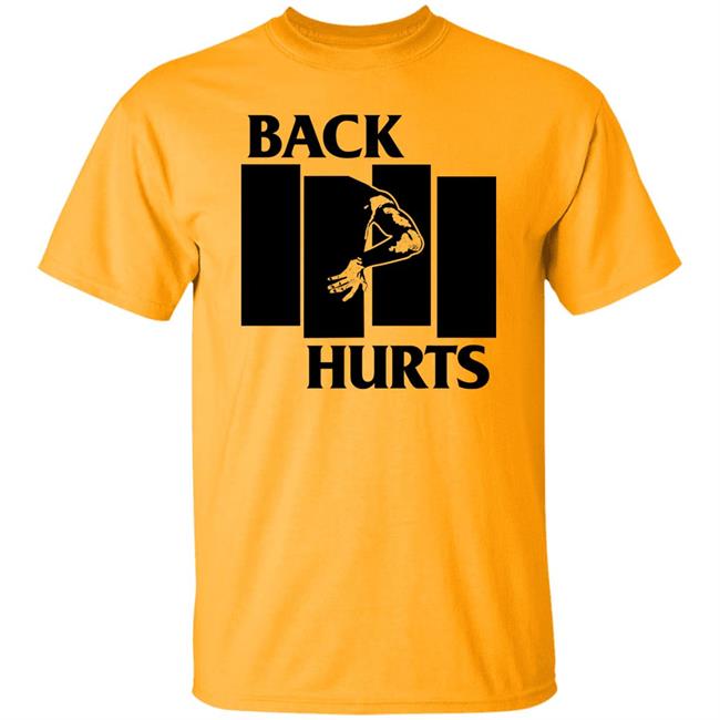 Jeff Melnick Back Hurts Shirt Jeff Melnick Back Hurts Shirt