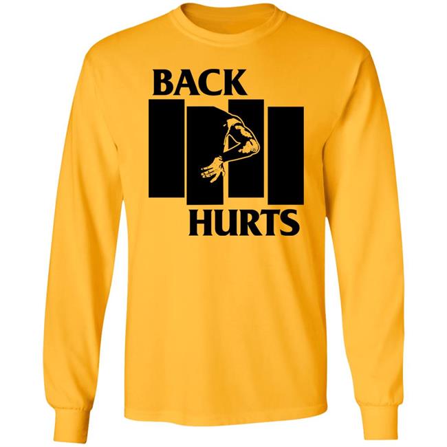 Jeff Melnick Back Hurts Shirt Back Hurts Shirt Jeff Melnick