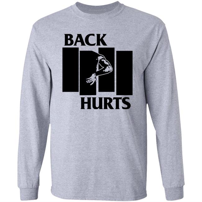 Back Hurts Shirt Jeff Melnick