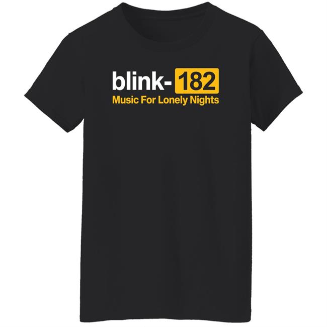 Sam 41 Blink 182 Music For Lonely Nights Shirt Lonely Nights Shirt Blink182 Merch