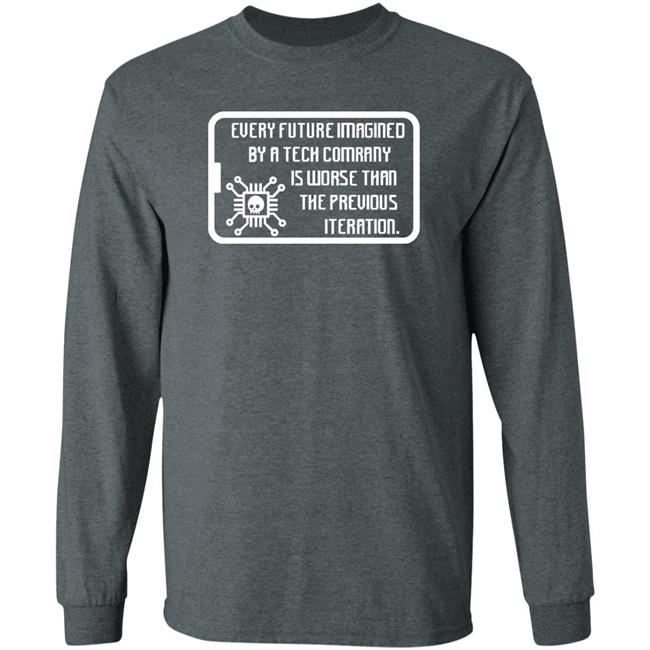 Every Future Imagined By A Tech Company Is Worse Than Previous Iteration Shirt Surveillance Killjoy