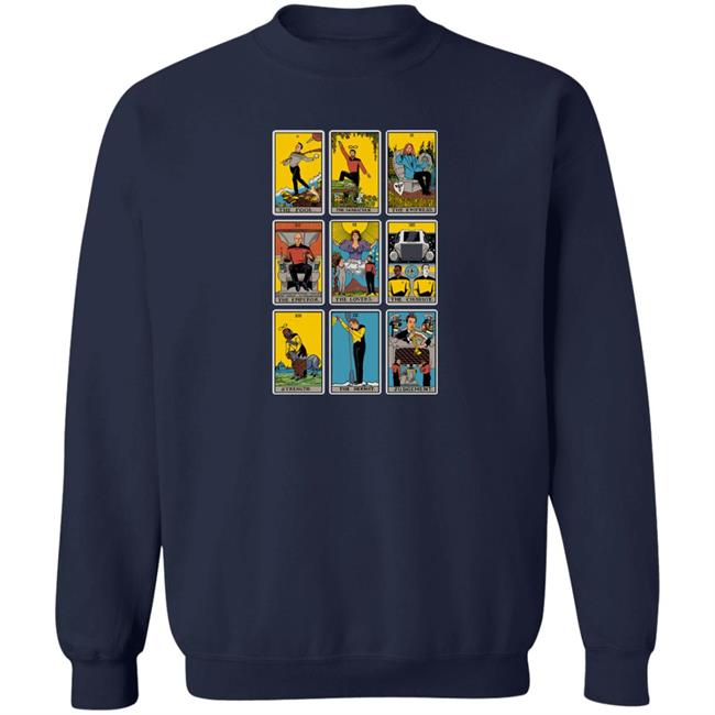 Jimllpaintit Jim The Next Generation Tarot Spread Shirt Jim The Next Generation Tarot Spread Shirt Jimllpaintit