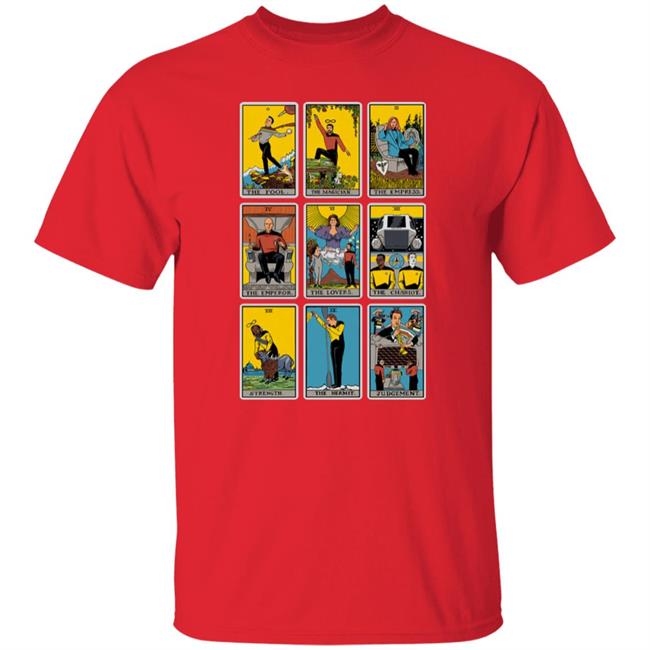 Jimllpaintit Jim The Next Generation Tarot Spread Shirt Jim The Next Generation Tarot Spread Shirt Jimllpaintit
