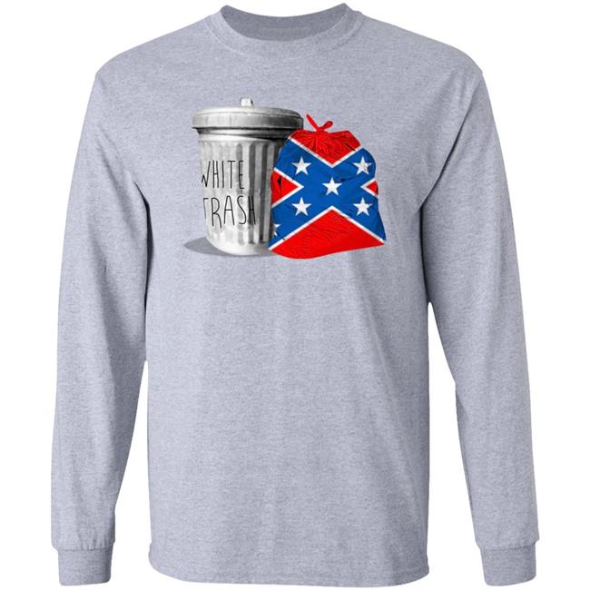 Kyle Confederate Flag White Trash Shirt Refreshed Collection