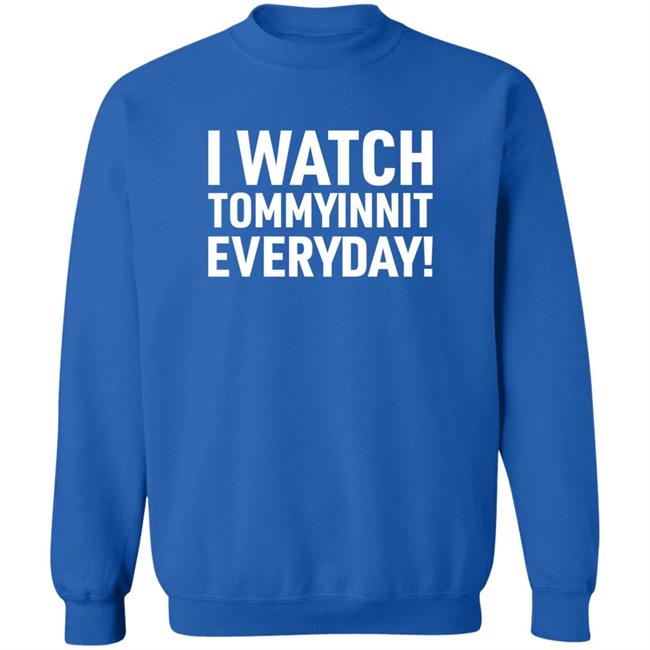 I Watch Tommyinnit Everyday Shirt Cole/Cub Bffgc 8 Months