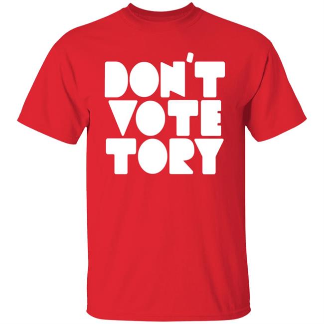 Don't Vote Tory Shirt Mark Bonnar
