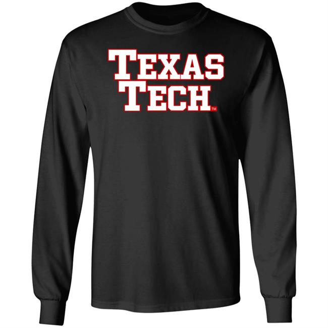 De’Vion Harmon Wearing Texas Tech Long Sleeve Tee Shirt