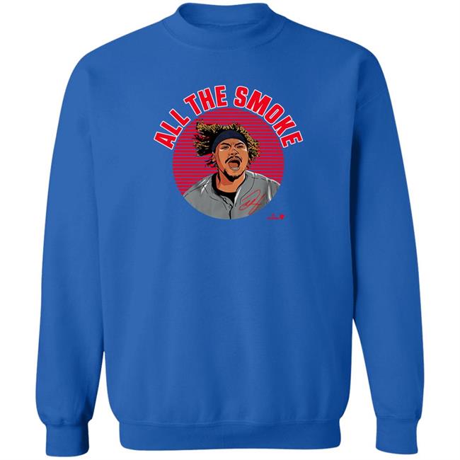 Breakingt Store Bally Sports Cleveland Josh Naylor All The Smoke Shirt