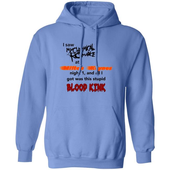 I Saw My Chemical Romance At Night 1 And Blood Kind Shirt G3tupcow4rd My Chemicalromance Milton Keynes Blood Kind Shirt