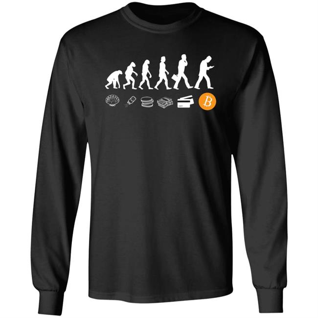 Bitcoin Shirt The Evolution Of Money Shirt Elon Musk Is Wearing A The Evolution Of Money Bitcoin Shirt