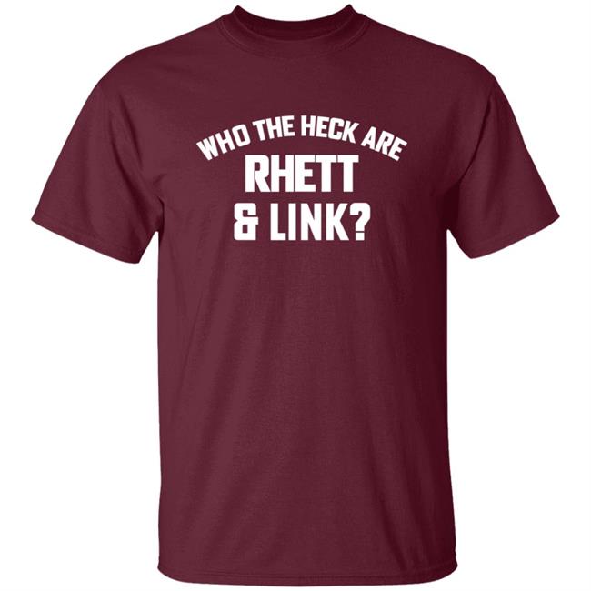 Mythical Shop Who The Heck Are Rhett Link Shirt Mythical Shop Who The Heck Are Rhett Link Shirt