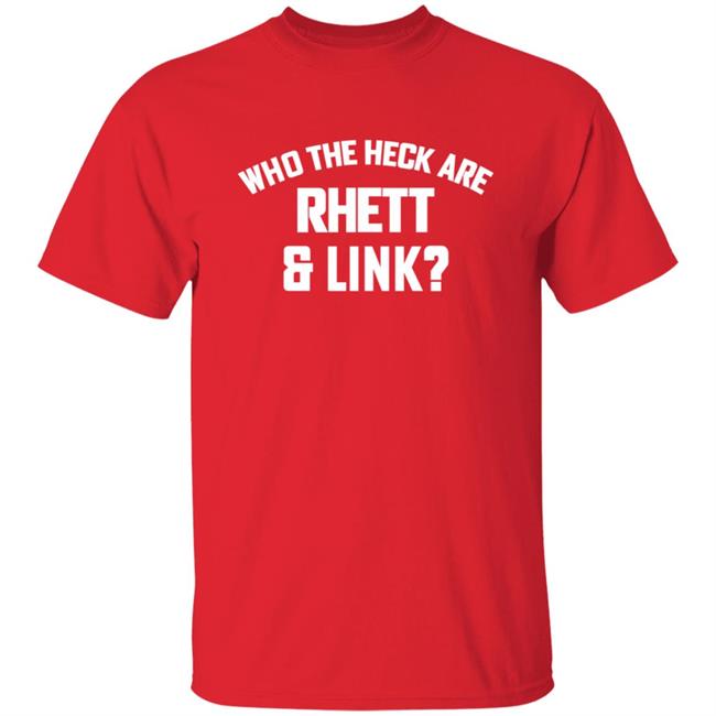Mythical Shop Who The Heck Are Rhett Link Shirt Mythical Shop Who The Heck Are Rhett Link Shirt