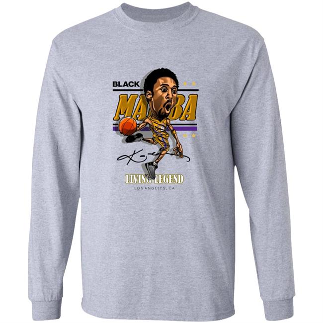 Black Mamba Kobe Living Legend Los Angeles Ca Shirt