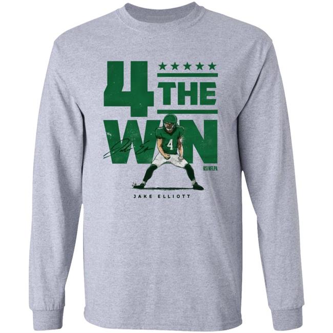 4 The Win Jake Elliott Shirt Nick Sirianni Is Wearing Jake Elliott 4 The Win Shirt
